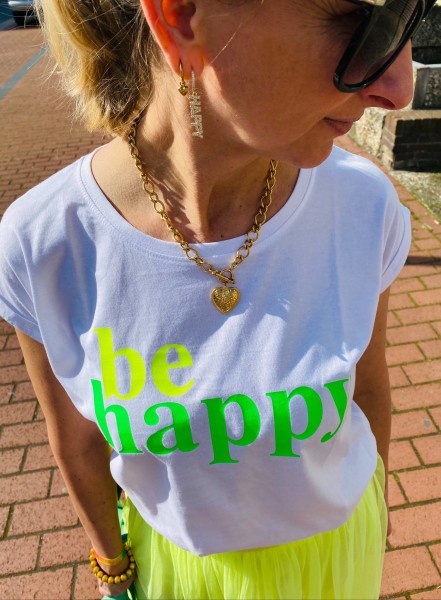 ElSa Shirt "be happy-neon"